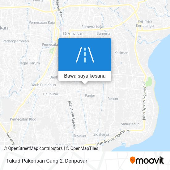 Peta Tukad Pakerisan Gang 2