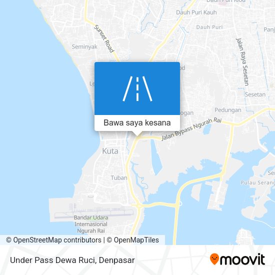 Peta Under Pass Dewa Ruci