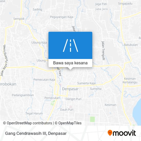 Peta Gang Cendrawasih III