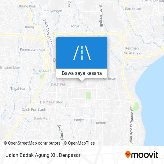 Peta Jalan Badak Agung XII