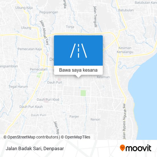 Peta Jalan Badak Sari