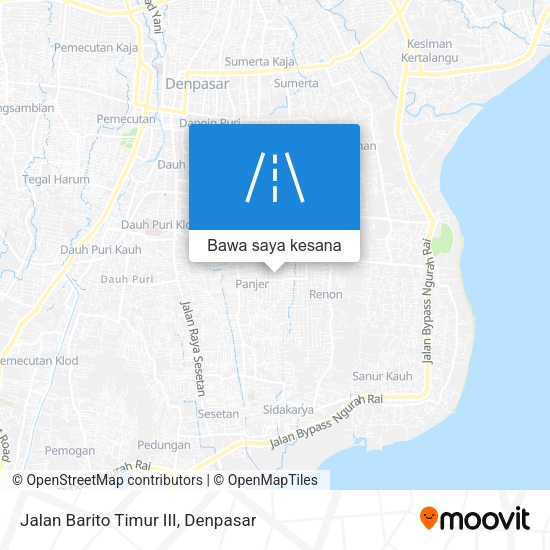 Peta Jalan Barito Timur III