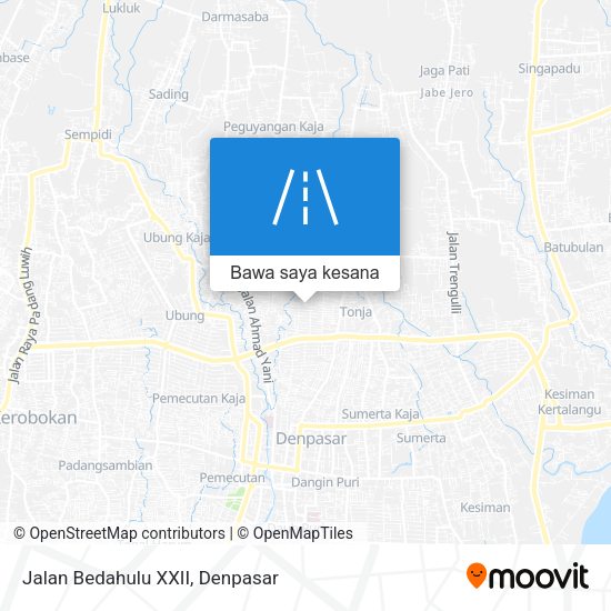 Peta Jalan Bedahulu XXII