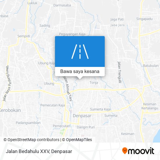 Peta Jalan Bedahulu XXV