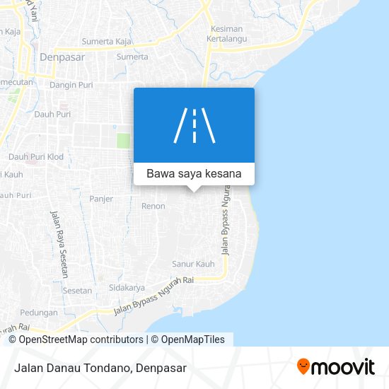 Peta Jalan Danau Tondano