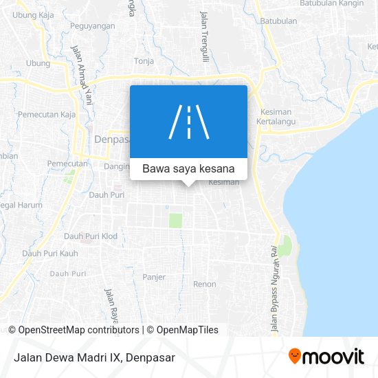 Peta Jalan Dewa Madri IX