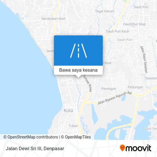 Peta Jalan Dewi Sri III