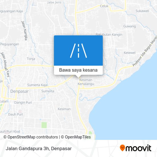 Peta Jalan Gandapura 3h