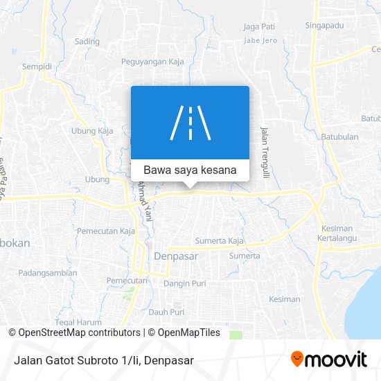 Peta Jalan Gatot Subroto 1/Ii