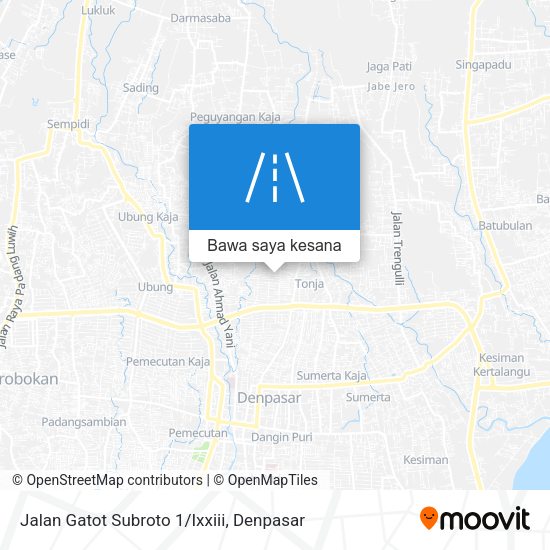 Peta Jalan Gatot Subroto 1/Ixxiii