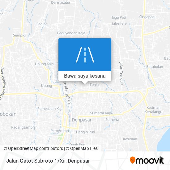 Peta Jalan Gatot Subroto 1/Xii