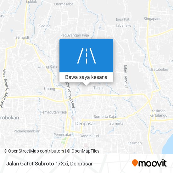 Peta Jalan Gatot Subroto 1/Xxi