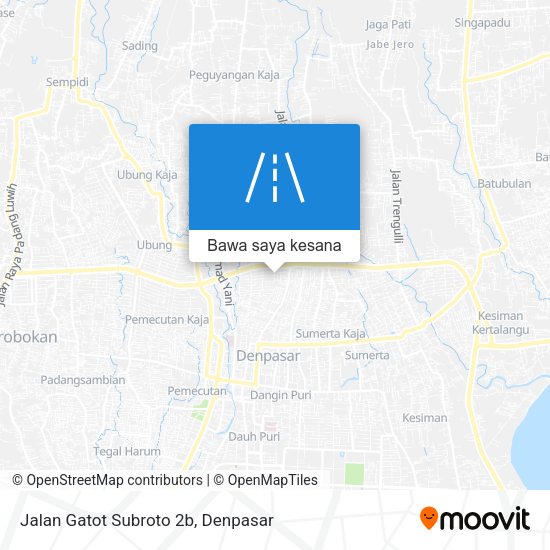 Peta Jalan Gatot Subroto 2b