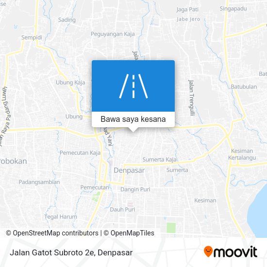 Peta Jalan Gatot Subroto 2e