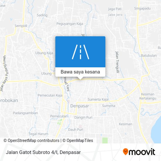 Peta Jalan Gatot Subroto 4/I