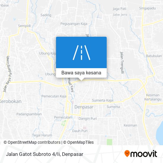 Peta Jalan Gatot Subroto 4/Ii