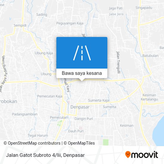 Peta Jalan Gatot Subroto 4/Iii