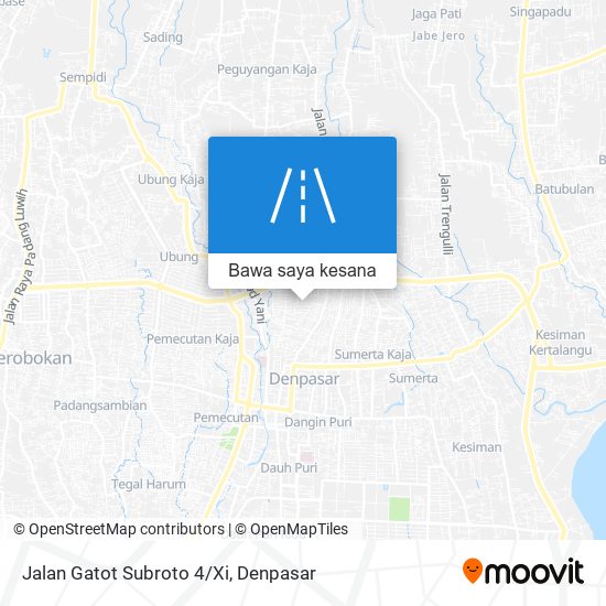 Peta Jalan Gatot Subroto 4/Xi