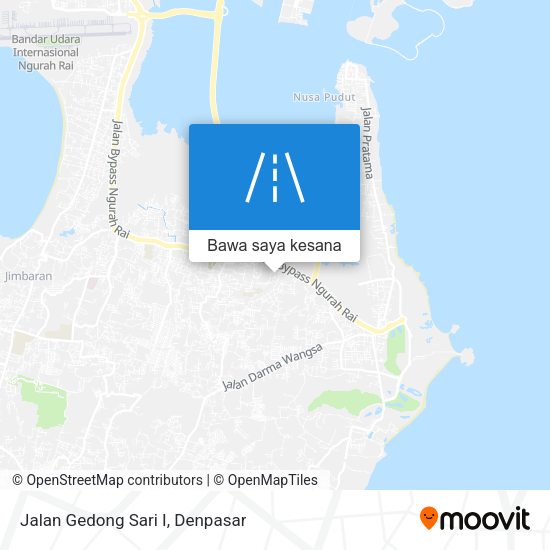 Peta Jalan Gedong Sari I