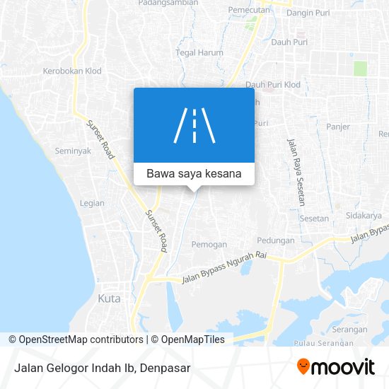 Peta Jalan Gelogor Indah Ib