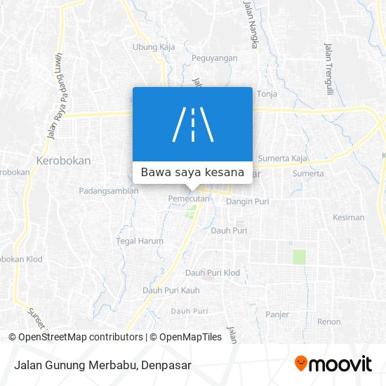 Peta Jalan Gunung Merbabu