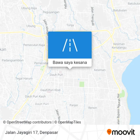 Peta Jalan Jayagiri 17