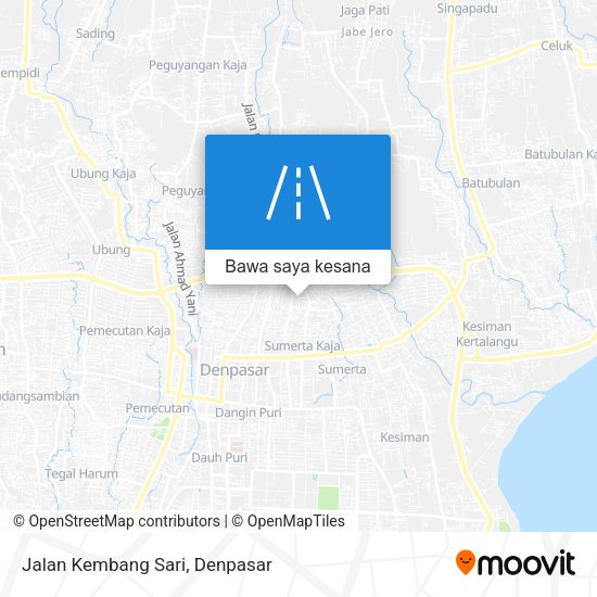 Peta Jalan Kembang Sari