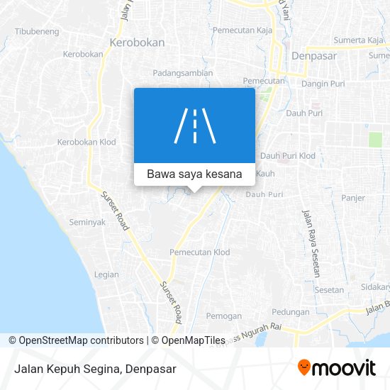 Peta Jalan Kepuh Segina