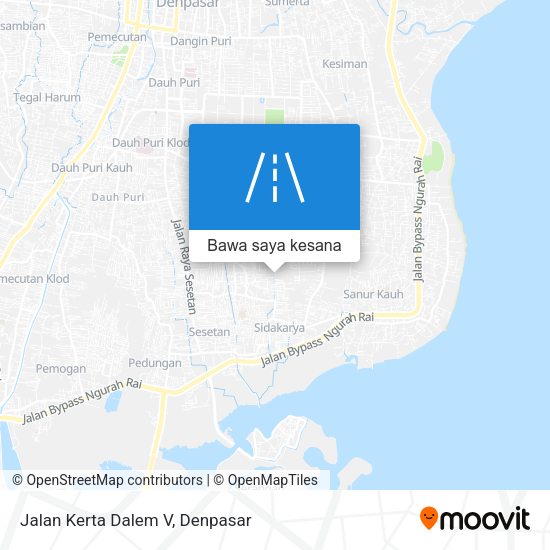 Peta Jalan Kerta Dalem V