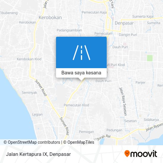 Peta Jalan Kertapura IX