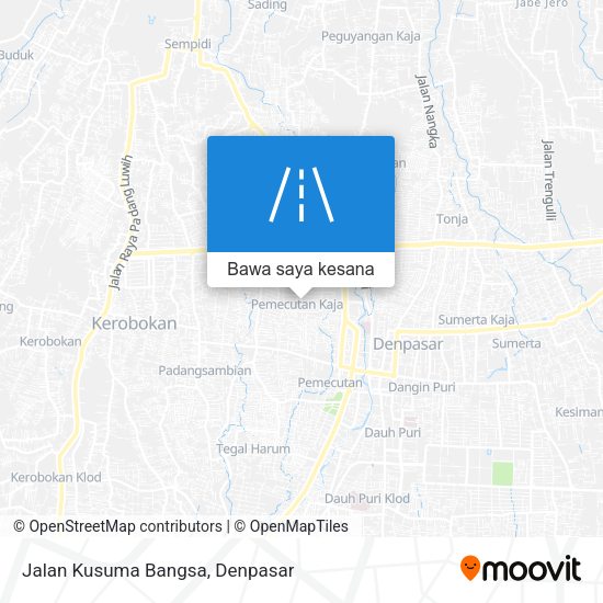 Peta Jalan Kusuma Bangsa