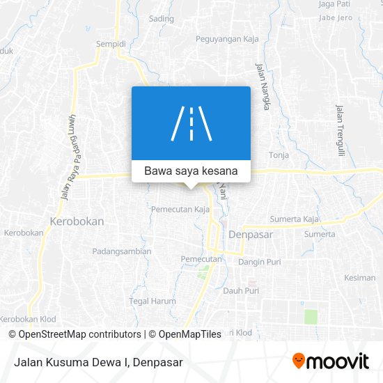 Peta Jalan Kusuma Dewa I