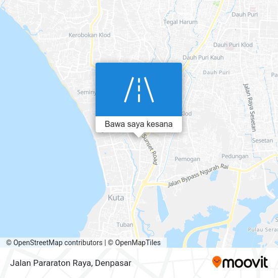 Peta Jalan Pararaton Raya