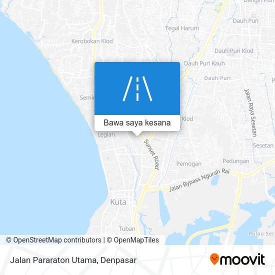 Peta Jalan Pararaton Utama