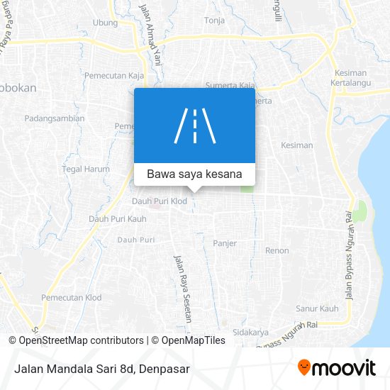 Peta Jalan Mandala Sari 8d
