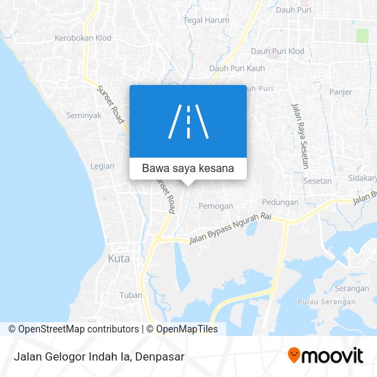Peta Jalan Gelogor Indah Ia