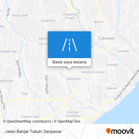 Peta Jalan Banjar Tubuh