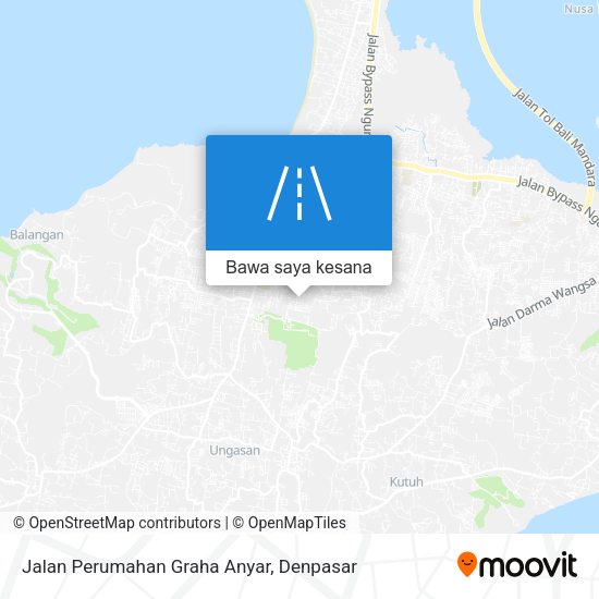 Peta Jalan Perumahan Graha Anyar