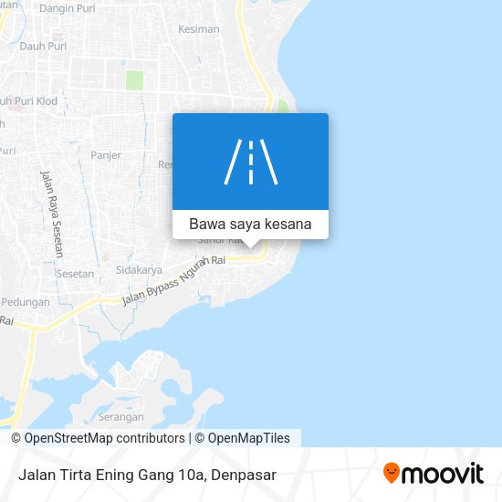 Peta Jalan Tirta Ening Gang 10a