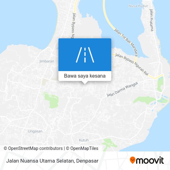 Peta Jalan Nuansa Utama Selatan