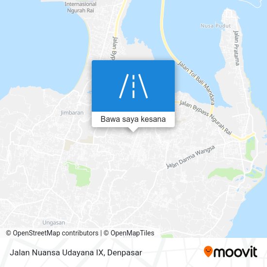 Peta Jalan Nuansa Udayana IX