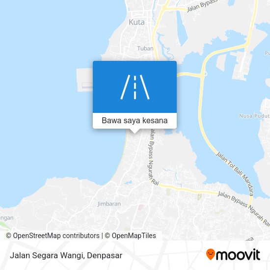 Peta Jalan Segara Wangi