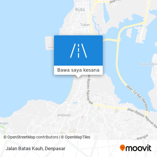 Peta Jalan Batas Kauh