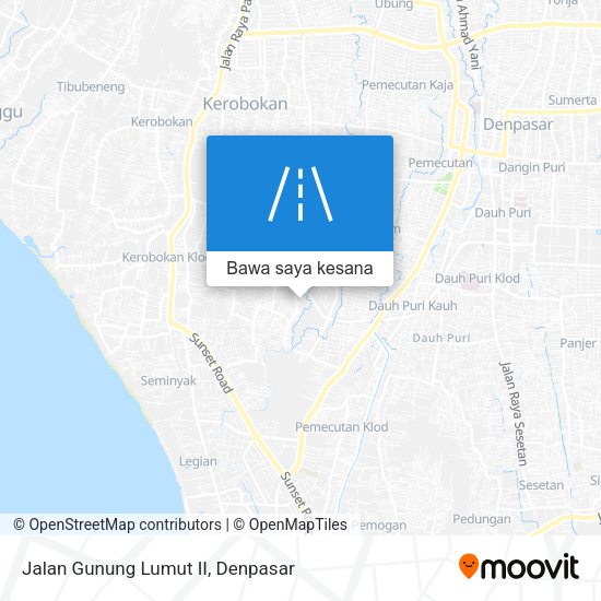 Peta Jalan Gunung Lumut II