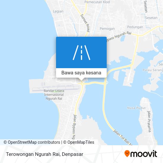 Peta Terowongan Ngurah Rai