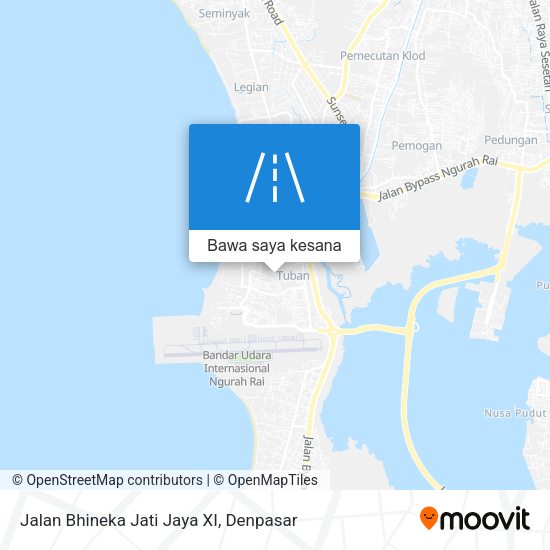 Peta Jalan Bhineka Jati Jaya XI