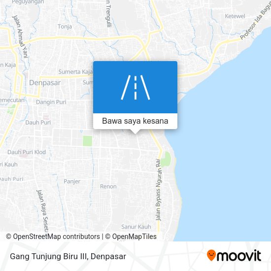 Peta Gang Tunjung Biru III
