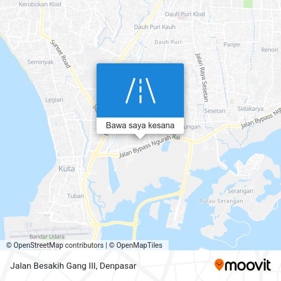 Peta Jalan Besakih Gang III