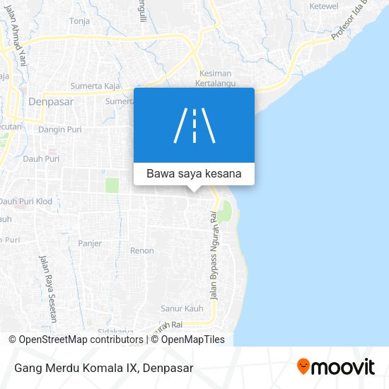 Peta Gang Merdu Komala IX