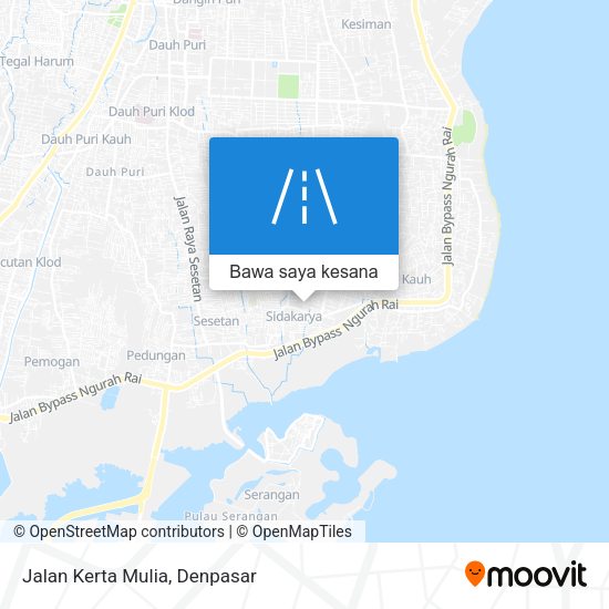 Peta Jalan Kerta Mulia